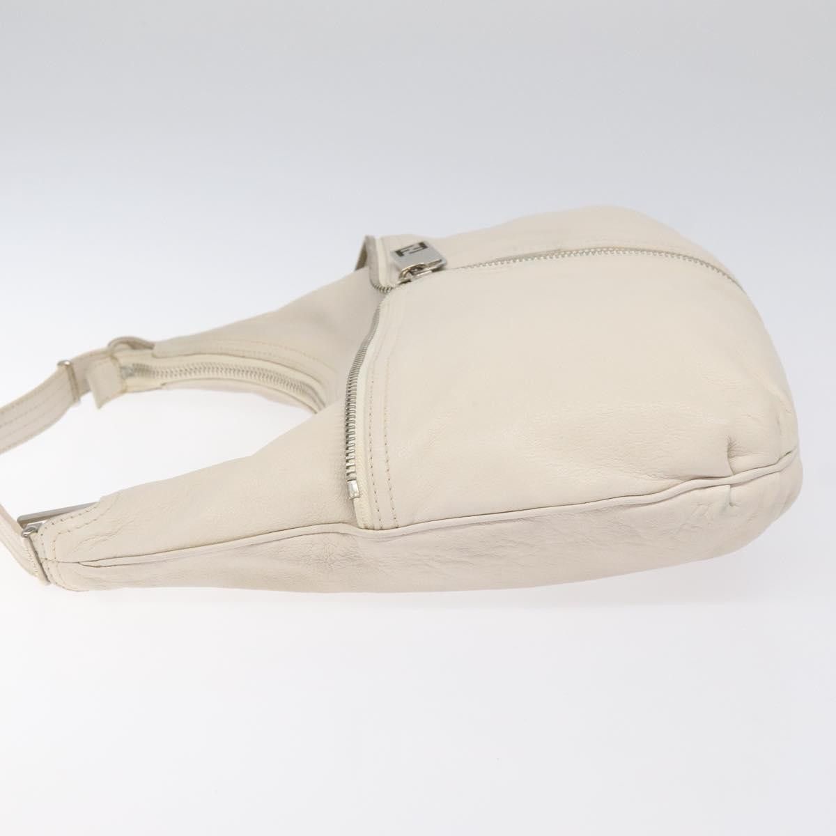Fendi Oyster White Leather Shoulder Bag (Pre-Owned) Size ONE SIZE - 5 Thumbnail