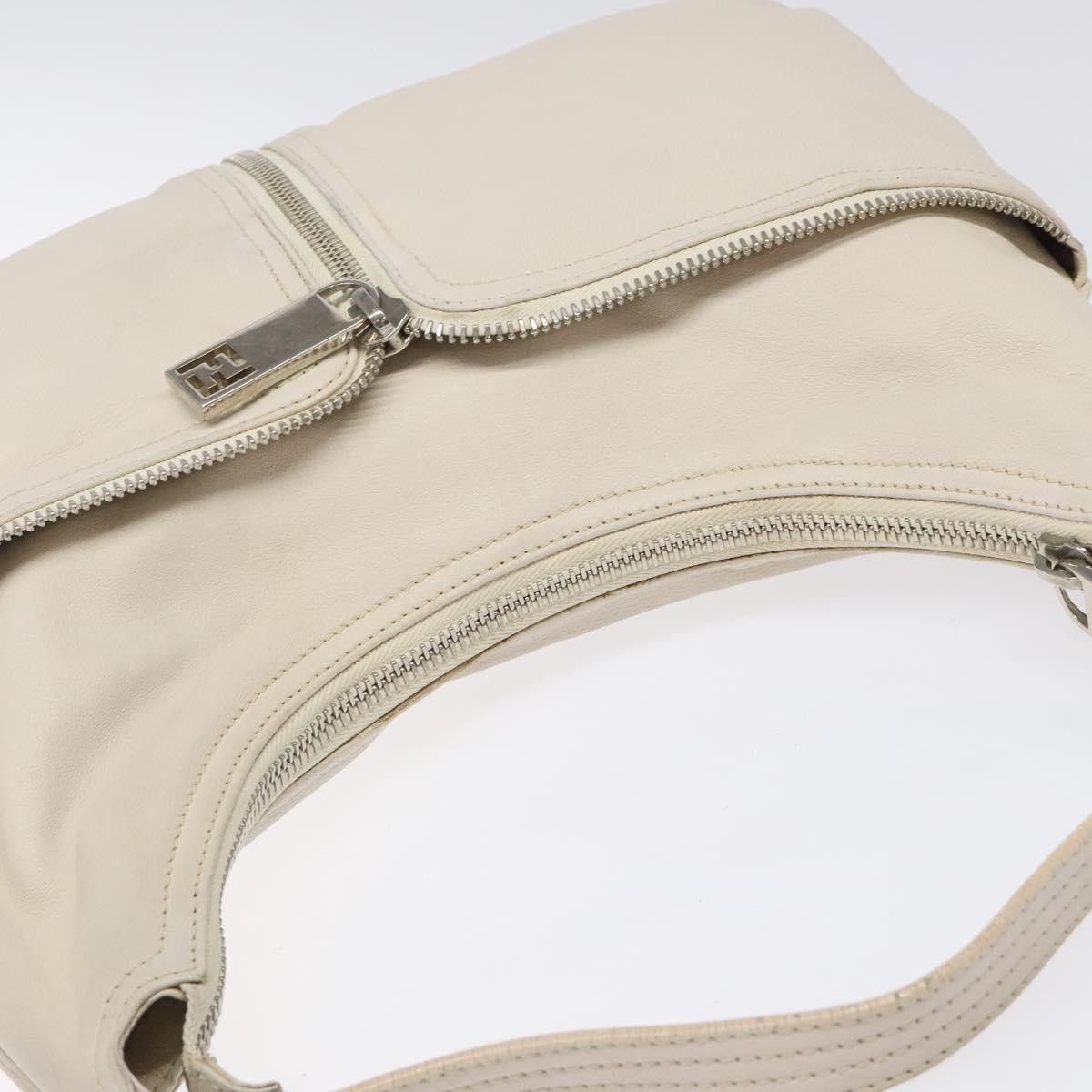 Fendi Oyster White Leather Shoulder Bag (Pre-Owned) Size ONE SIZE - 6 Thumbnail
