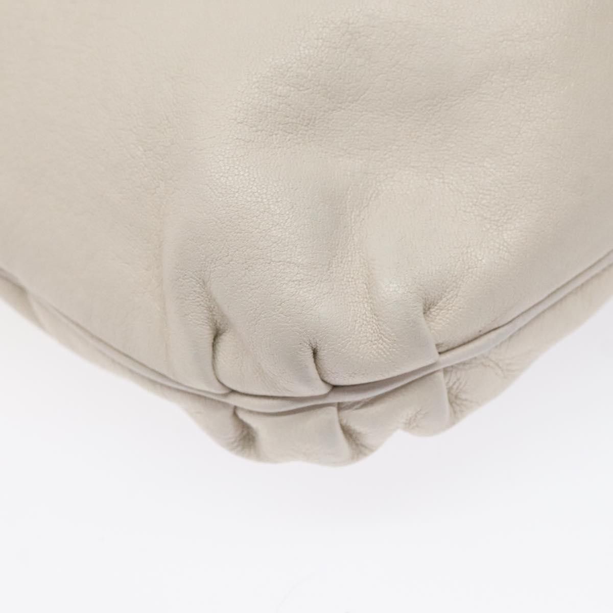 Fendi Oyster White Leather Shoulder Bag (Pre-Owned) Size ONE SIZE - 13 Thumbnail