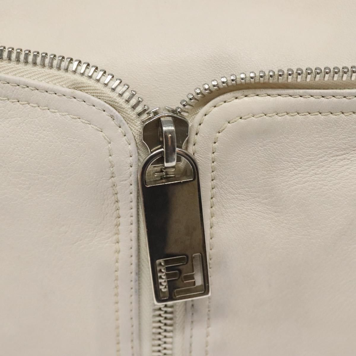 Fendi Oyster White Leather Shoulder Bag (Pre-Owned) Size ONE SIZE - 15 Thumbnail