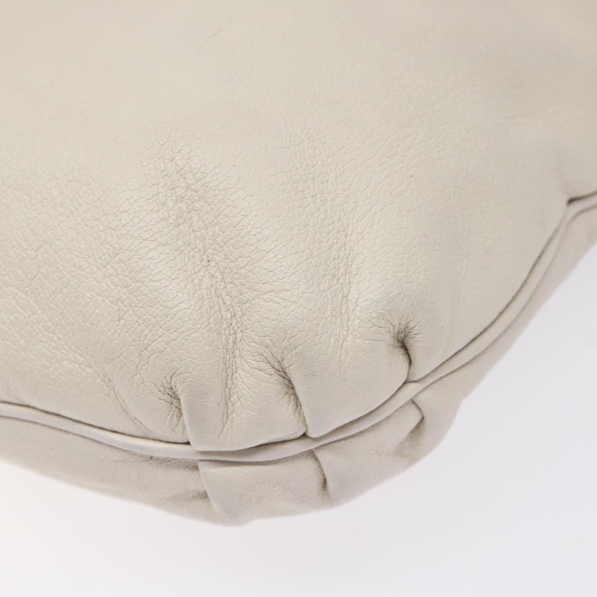 Fendi Oyster White Leather Shoulder Bag (Pre-Owned) Size ONE SIZE - 10 Thumbnail