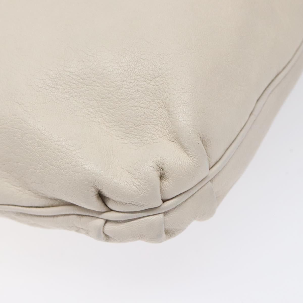 Fendi Oyster White Leather Shoulder Bag (Pre-Owned) Size ONE SIZE - 11 Thumbnail