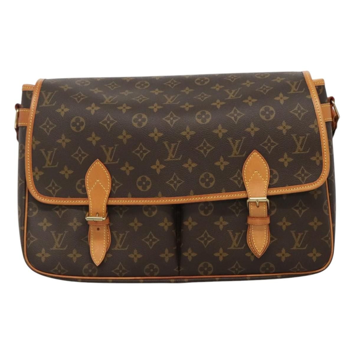 Louis Vuitton Gibeciere Brown Canvas Shoulder Bag (Pre-Owned) Size ONE SIZE - 2 Thumbnail