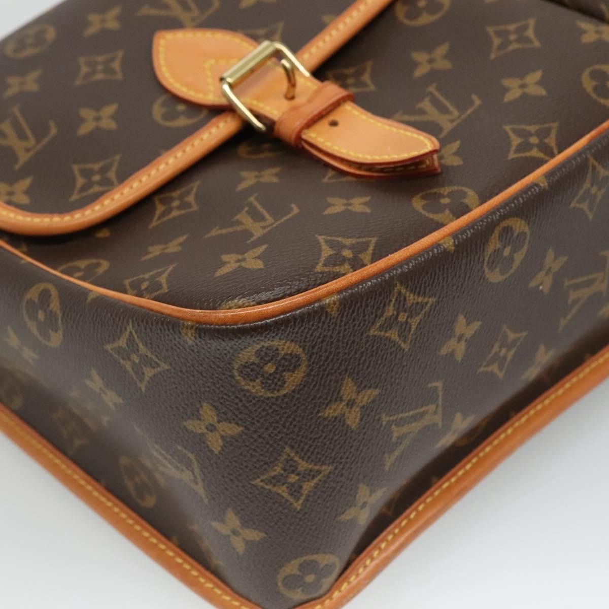Louis Vuitton Gibeciere Brown Canvas Shoulder Bag (Pre-Owned) Size ONE SIZE - 11 Thumbnail