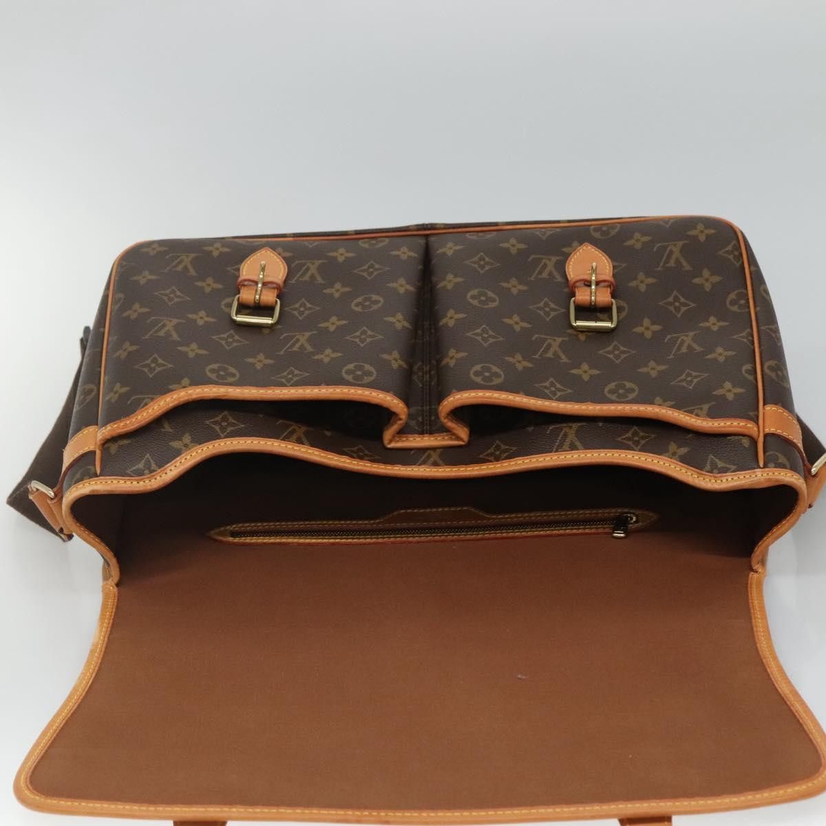 Louis Vuitton Gibeciere Brown Canvas Shoulder Bag (Pre-Owned) Size ONE SIZE - 14 Thumbnail