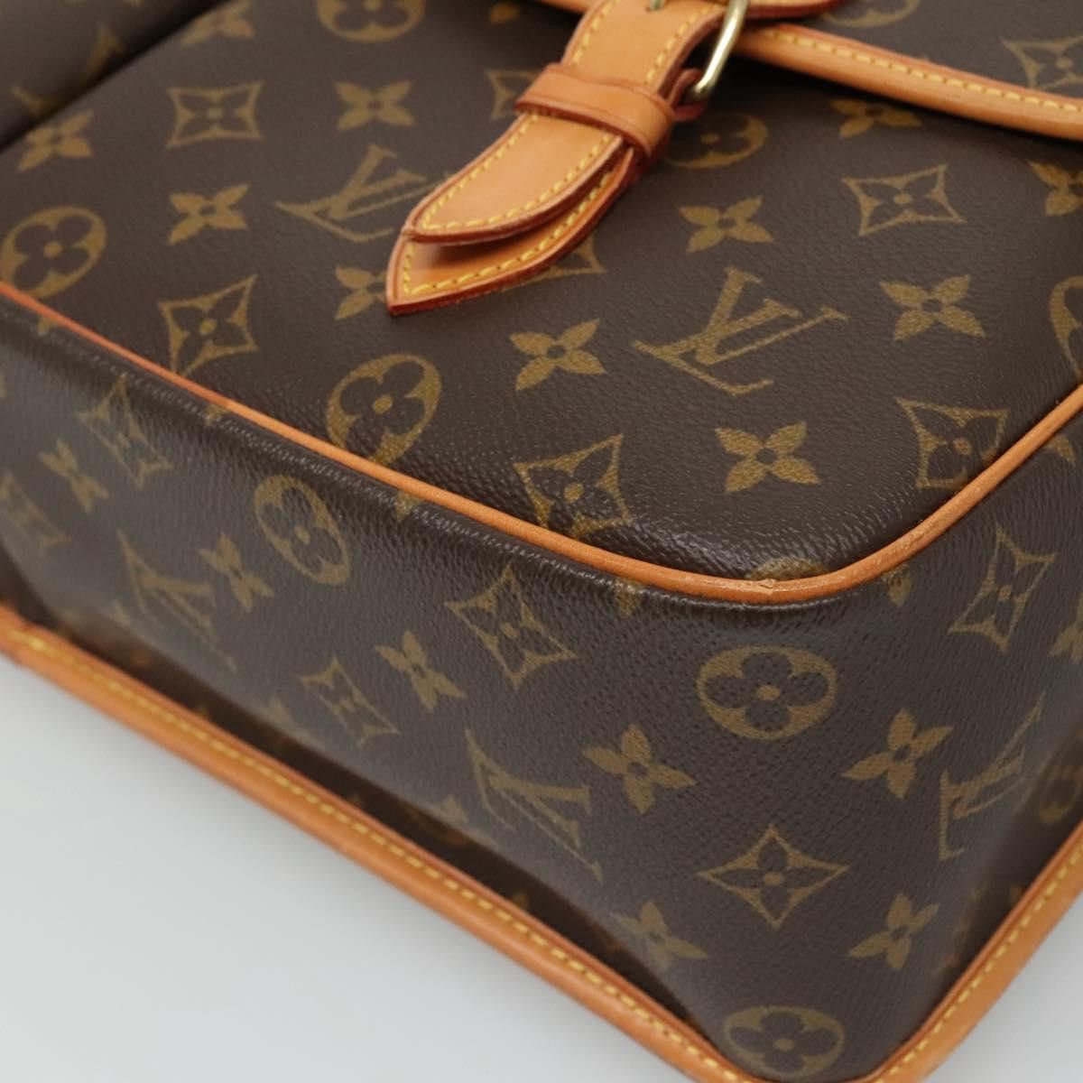 Louis Vuitton Gibeciere Brown Canvas Shoulder Bag (Pre-Owned) Size ONE SIZE - 10 Thumbnail