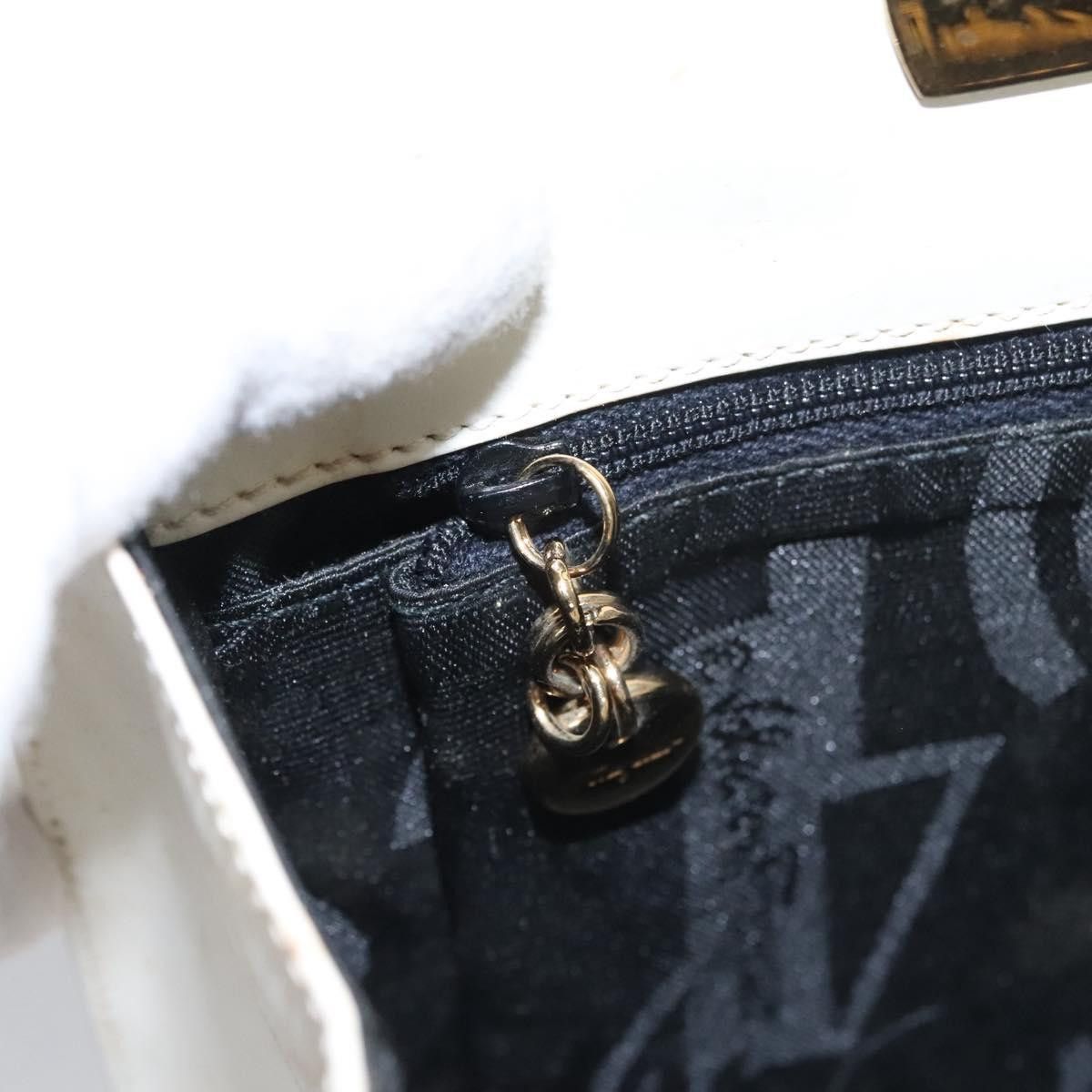 Salvatore Ferragamo White Leather Shoulder Bag (Pre-Owned) Size ONE SIZE - 20 Thumbnail