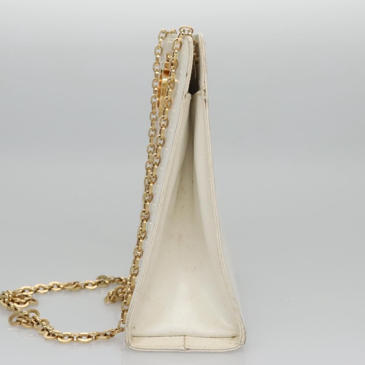 Salvatore Ferragamo White Leather Shoulder Bag (Pre-Owned) Size ONE SIZE - 3 Thumbnail