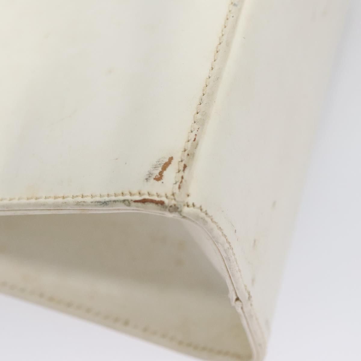 Salvatore Ferragamo White Leather Shoulder Bag (Pre-Owned) Size ONE SIZE - 6 Thumbnail