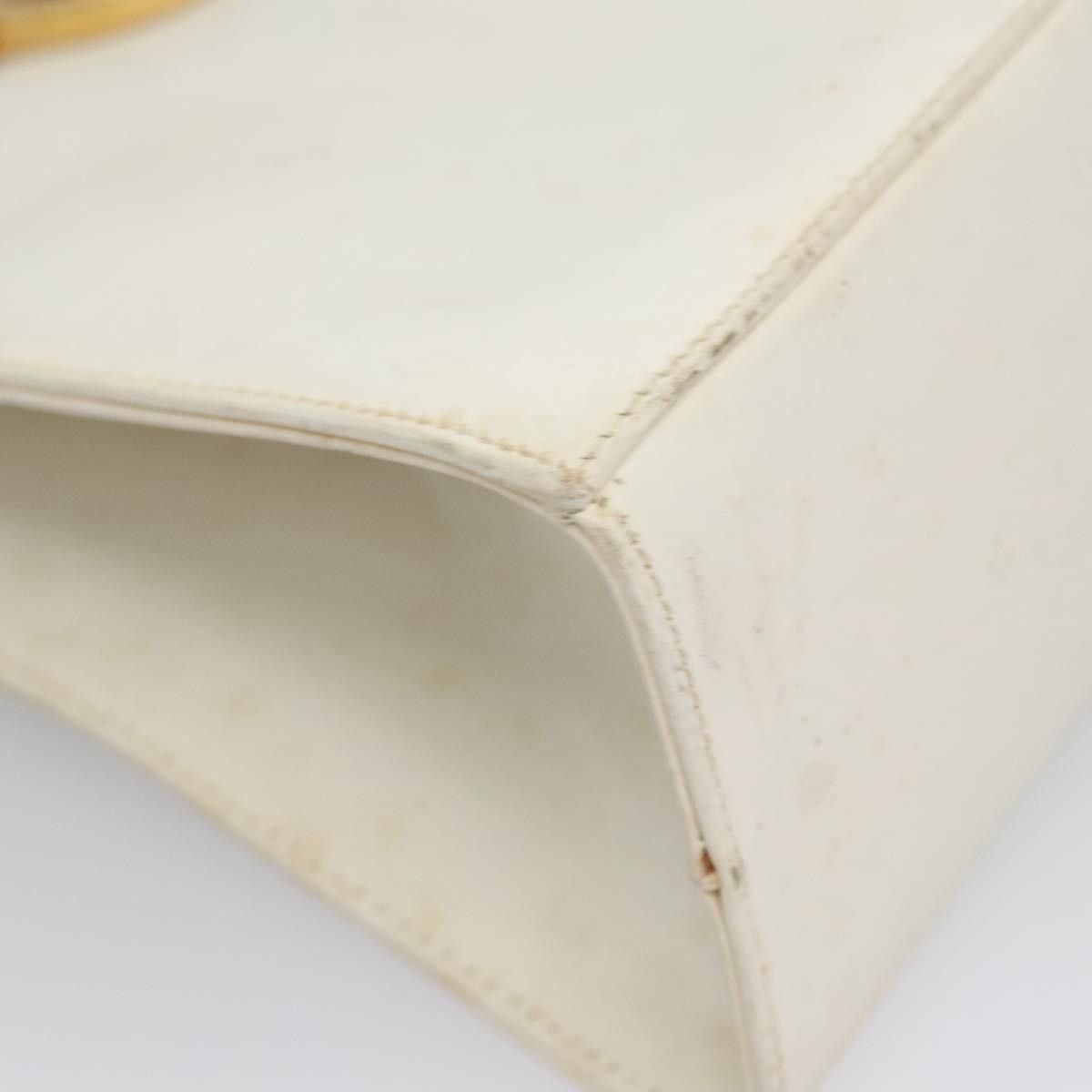 Salvatore Ferragamo White Leather Shoulder Bag (Pre-Owned) Size ONE SIZE - 7 Thumbnail