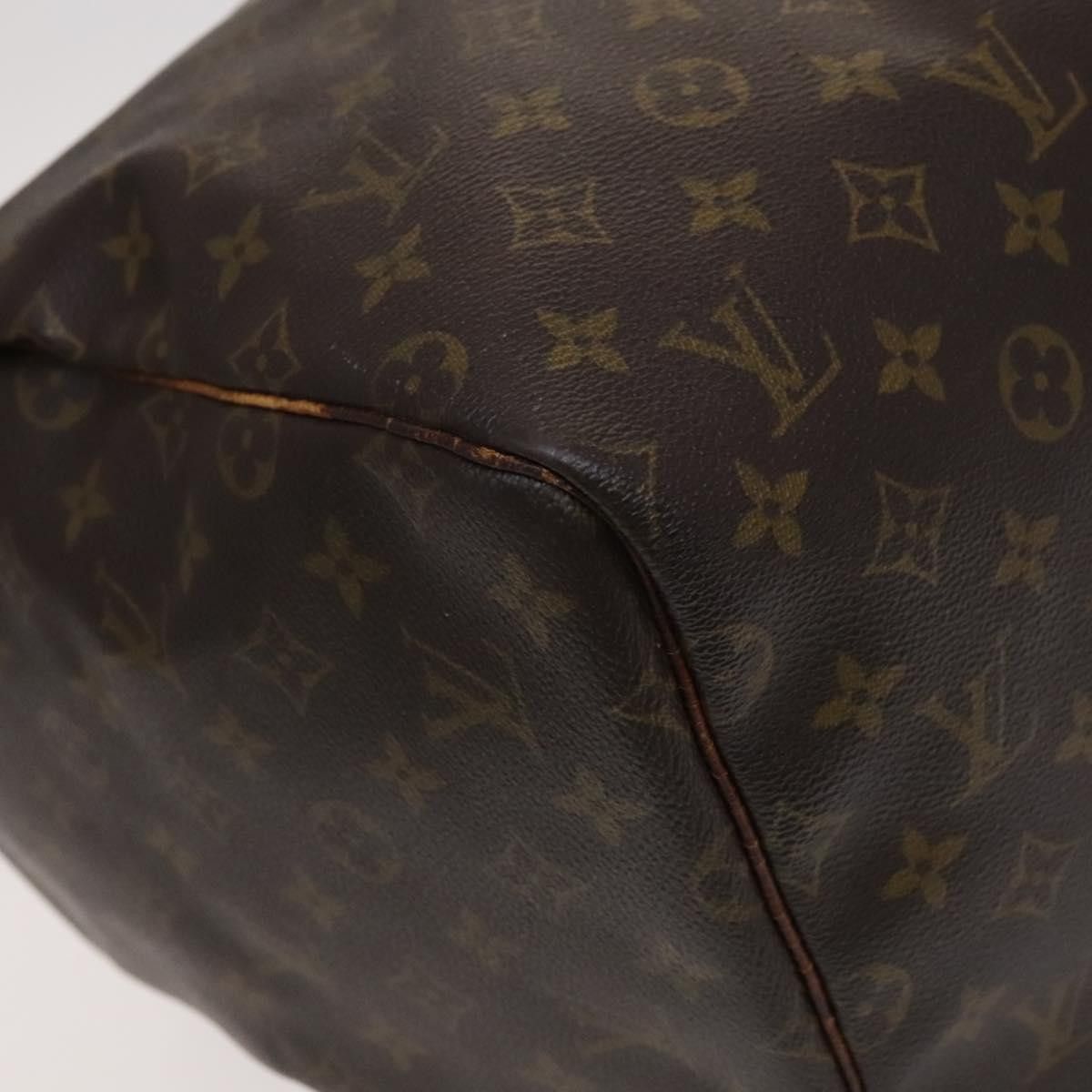 Louis Vuitton Keepall 55 Brown Canvas Travel Bag (Pre-Owned) Size ONE SIZE - 8 Thumbnail