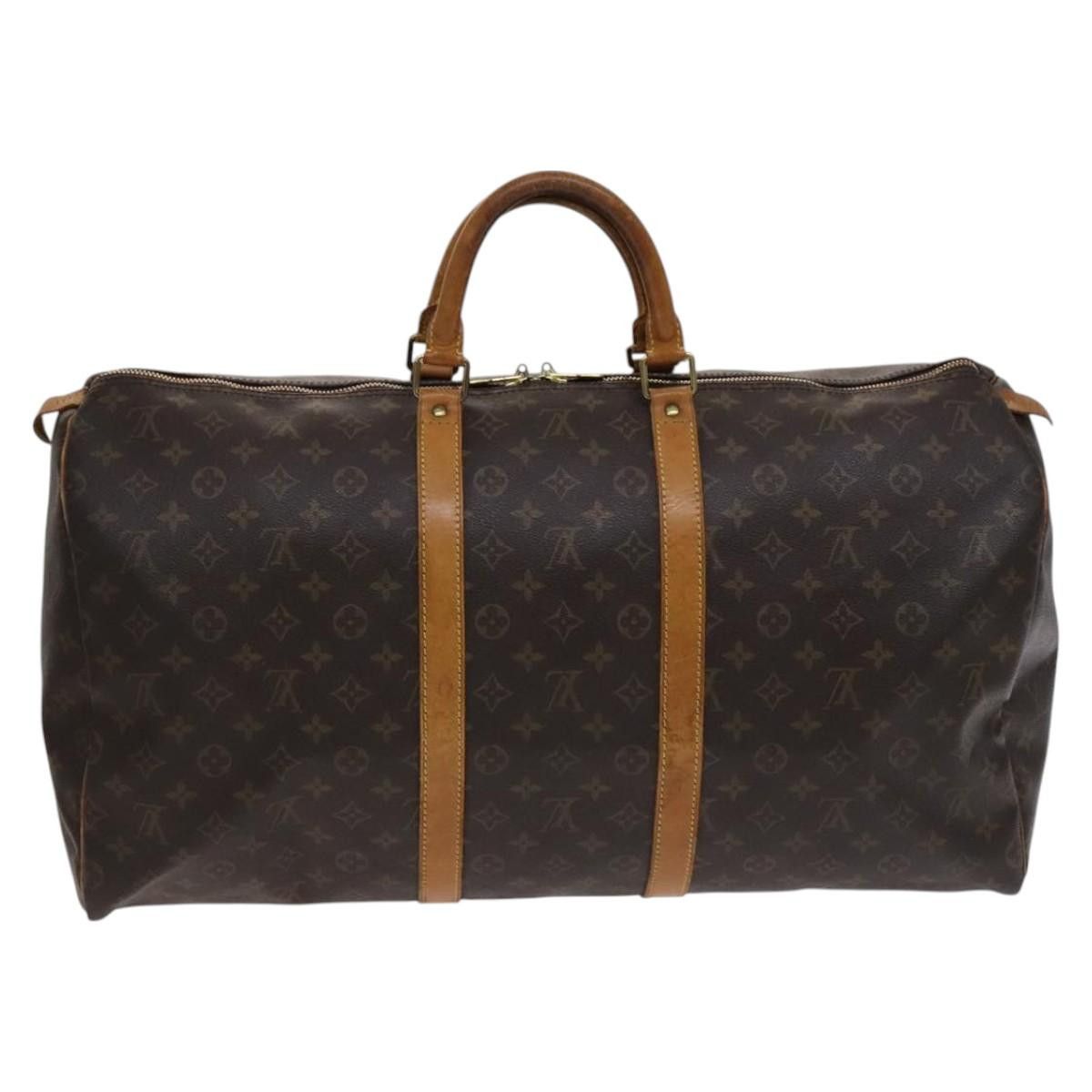 Louis Vuitton Keepall 55 Brown Canvas Travel Bag (Pre-Owned) Size ONE SIZE - 2 Thumbnail