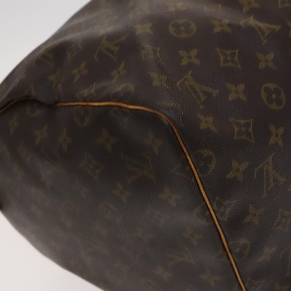 Louis Vuitton Keepall 55 Brown Canvas Travel Bag (Pre-Owned) Size ONE SIZE - 7 Thumbnail