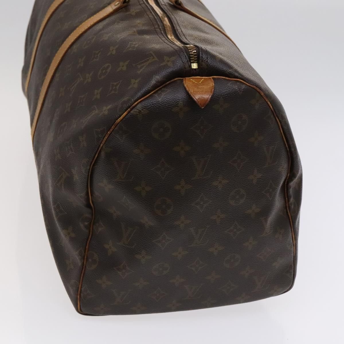 Louis Vuitton Keepall 55 Brown Canvas Travel Bag (Pre-Owned) Size ONE SIZE - 4 Thumbnail
