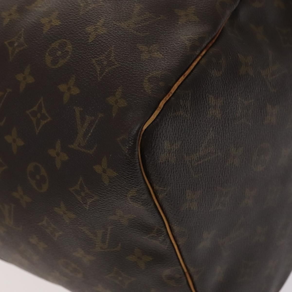 Louis Vuitton Keepall 55 Brown Canvas Travel Bag (Pre-Owned) Size ONE SIZE - 6 Thumbnail