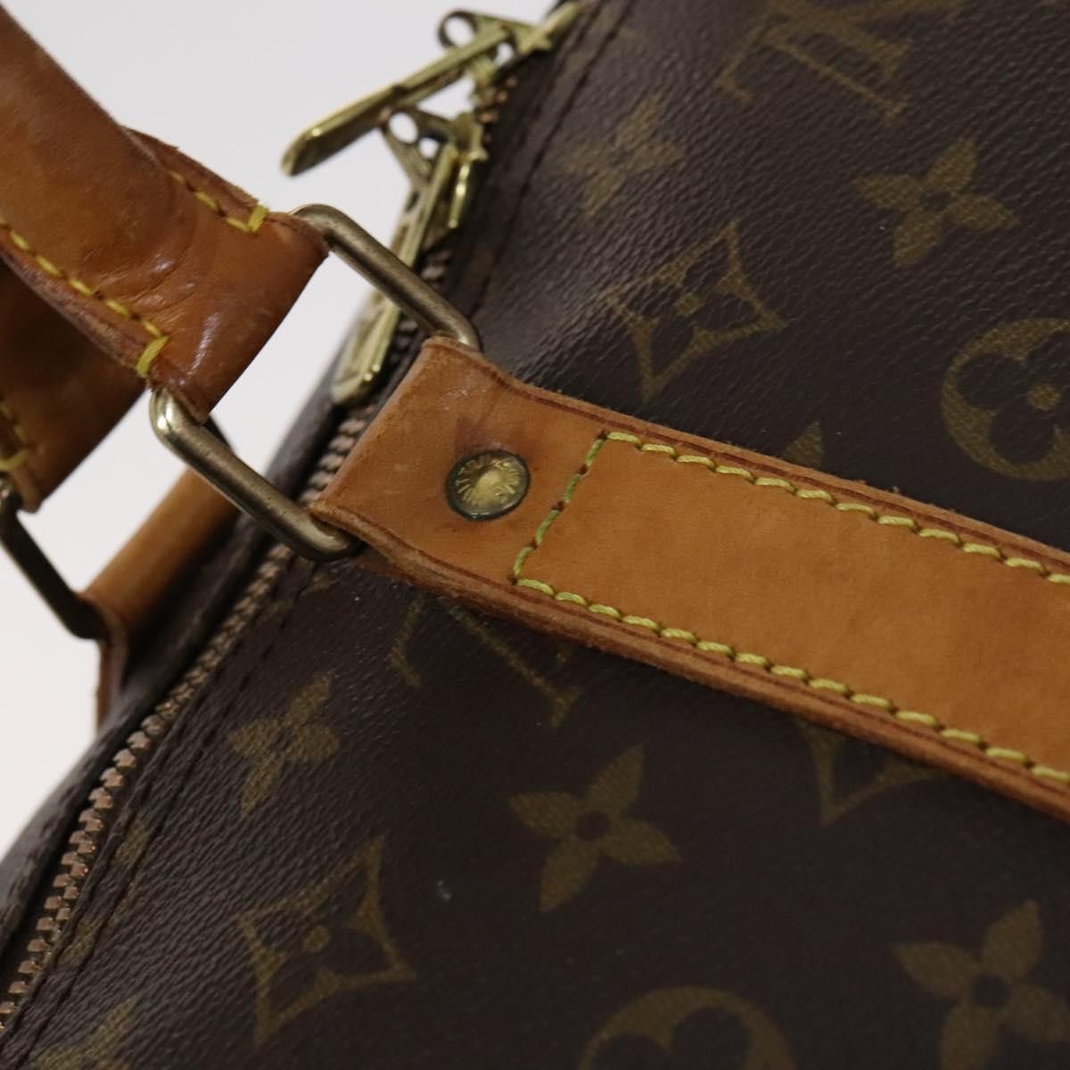 Louis Vuitton Keepall 55 Brown Canvas Travel Bag (Pre-Owned) Size ONE SIZE - 19 Thumbnail