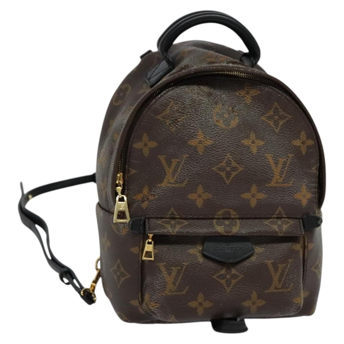 Louis Vuitton Palm Springs Mini Brown Canvas Backpack Bag (Pre-Owned) Size ONE SIZE - 15 Thumbnail