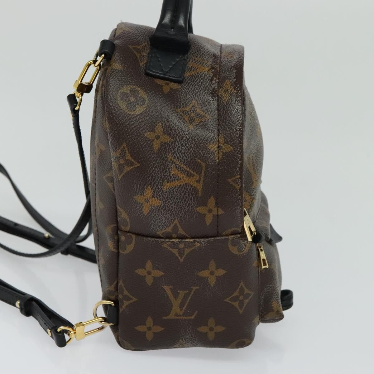 Louis Vuitton Palm Springs Mini Brown Canvas Backpack Bag (Pre-Owned) Size ONE SIZE - 3 Thumbnail