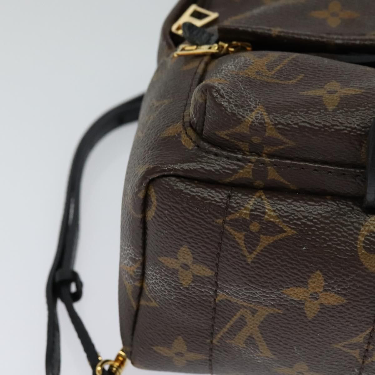 Louis Vuitton Palm Springs Mini Brown Canvas Backpack Bag (Pre-Owned) Size ONE SIZE - 7 Thumbnail