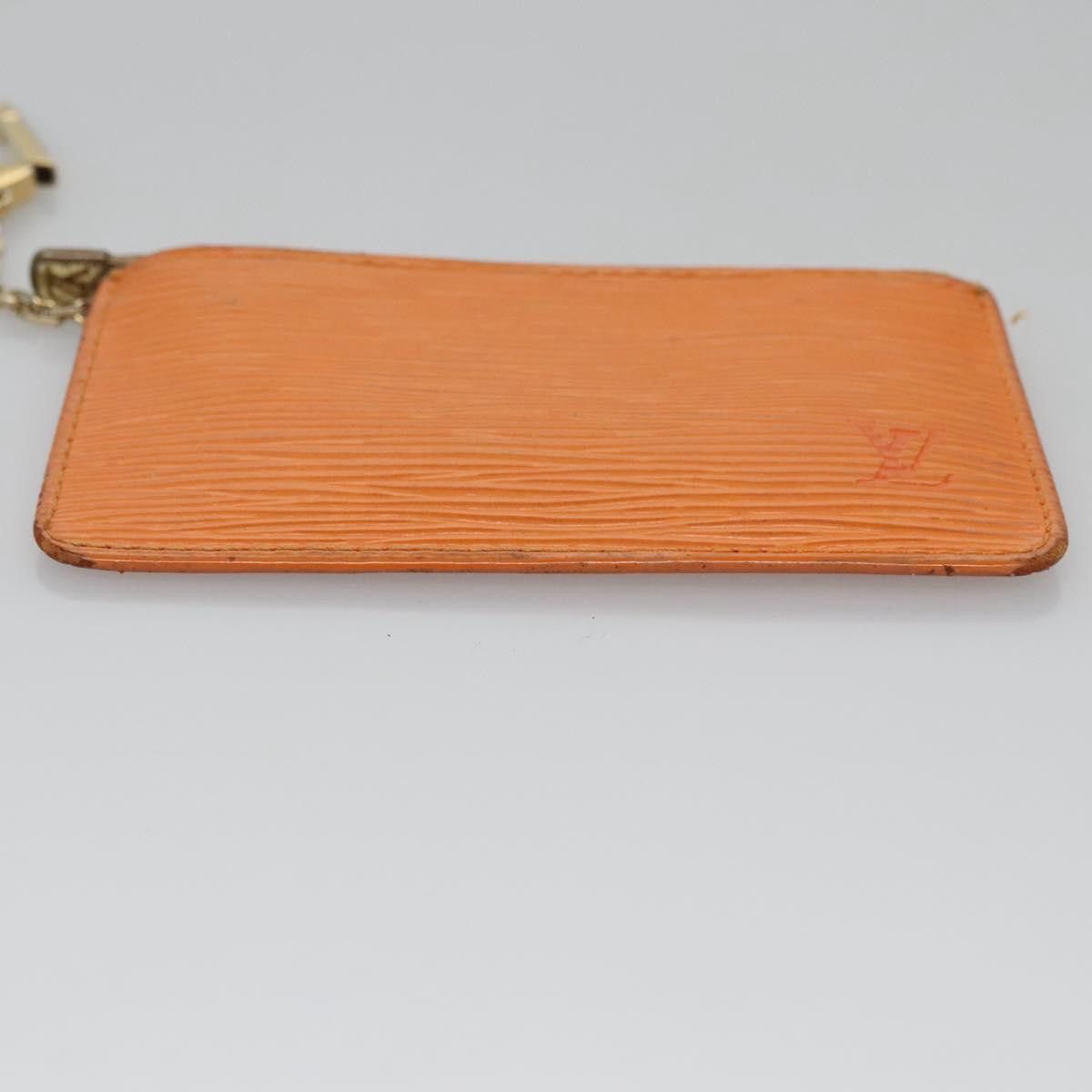Louis Vuitton Pochette Clés Orange Leather Wallet (Pre-Owned) Size ONE SIZE - 16 Thumbnail