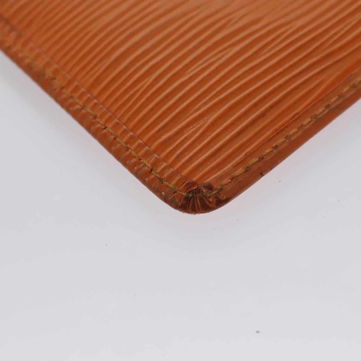 Louis Vuitton Pochette Clés Orange Leather Wallet (Pre-Owned) Size ONE SIZE - 7 Thumbnail