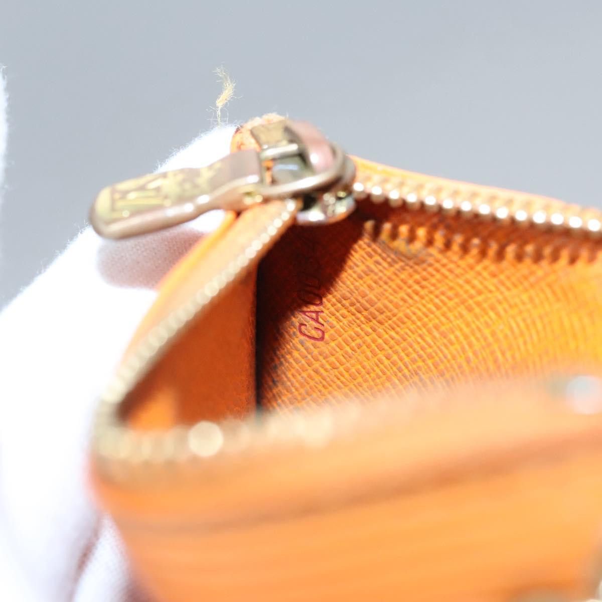 Louis Vuitton Pochette Clés Orange Leather Wallet (Pre-Owned) Size ONE SIZE - 12 Thumbnail