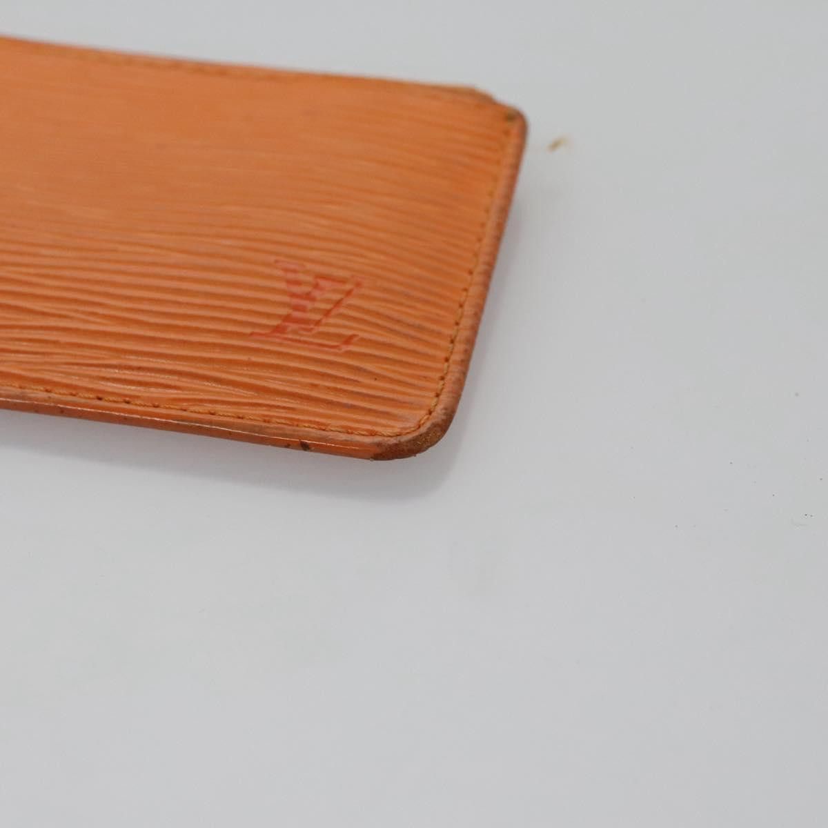 Louis Vuitton Pochette Clés Orange Leather Wallet (Pre-Owned) Size ONE SIZE - 6 Thumbnail