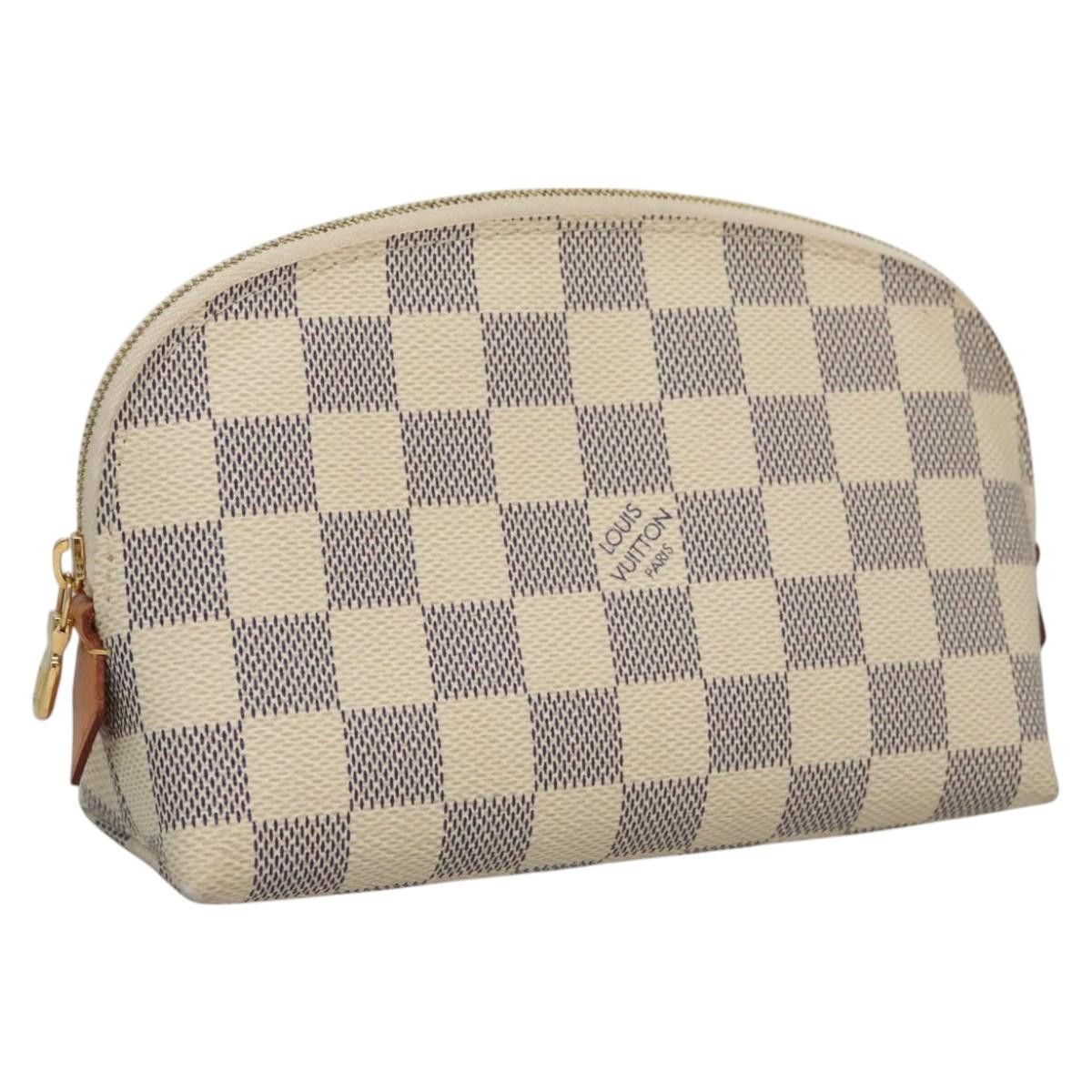 Louis Vuitton Cosmetic Pouch Beige Canvas Clutch Bag (Pre-Owned) Size ONE SIZE - 19 Thumbnail
