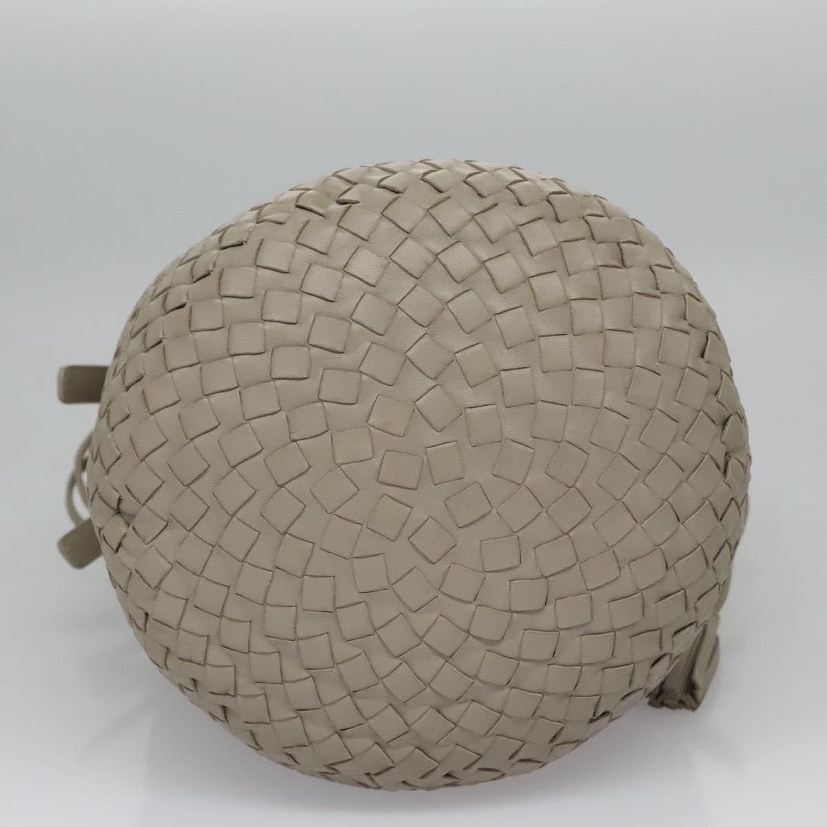 Bottega Veneta Intrecciato Grey Leather Handbag (Pre-Owned) Size ONE SIZE - 8 Thumbnail