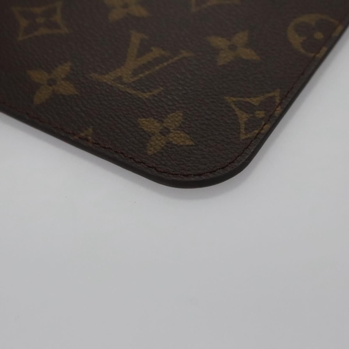Louis Vuitton Neverfull Pouch Brown Canvas Clutch Bag (Pre-Owned) Size ONE SIZE - 6 Thumbnail