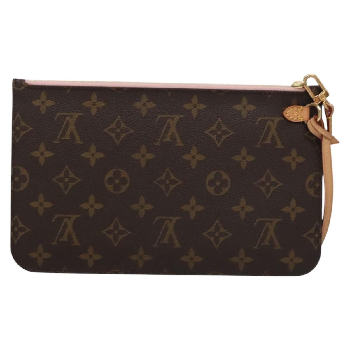 Louis Vuitton Neverfull Pouch Brown Canvas Clutch Bag (Pre-Owned) Size ONE SIZE - 2 Thumbnail