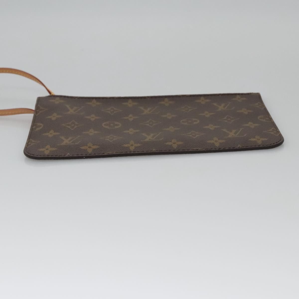 Louis Vuitton Neverfull Pouch Brown Canvas Clutch Bag (Pre-Owned) Size ONE SIZE - 17 Thumbnail