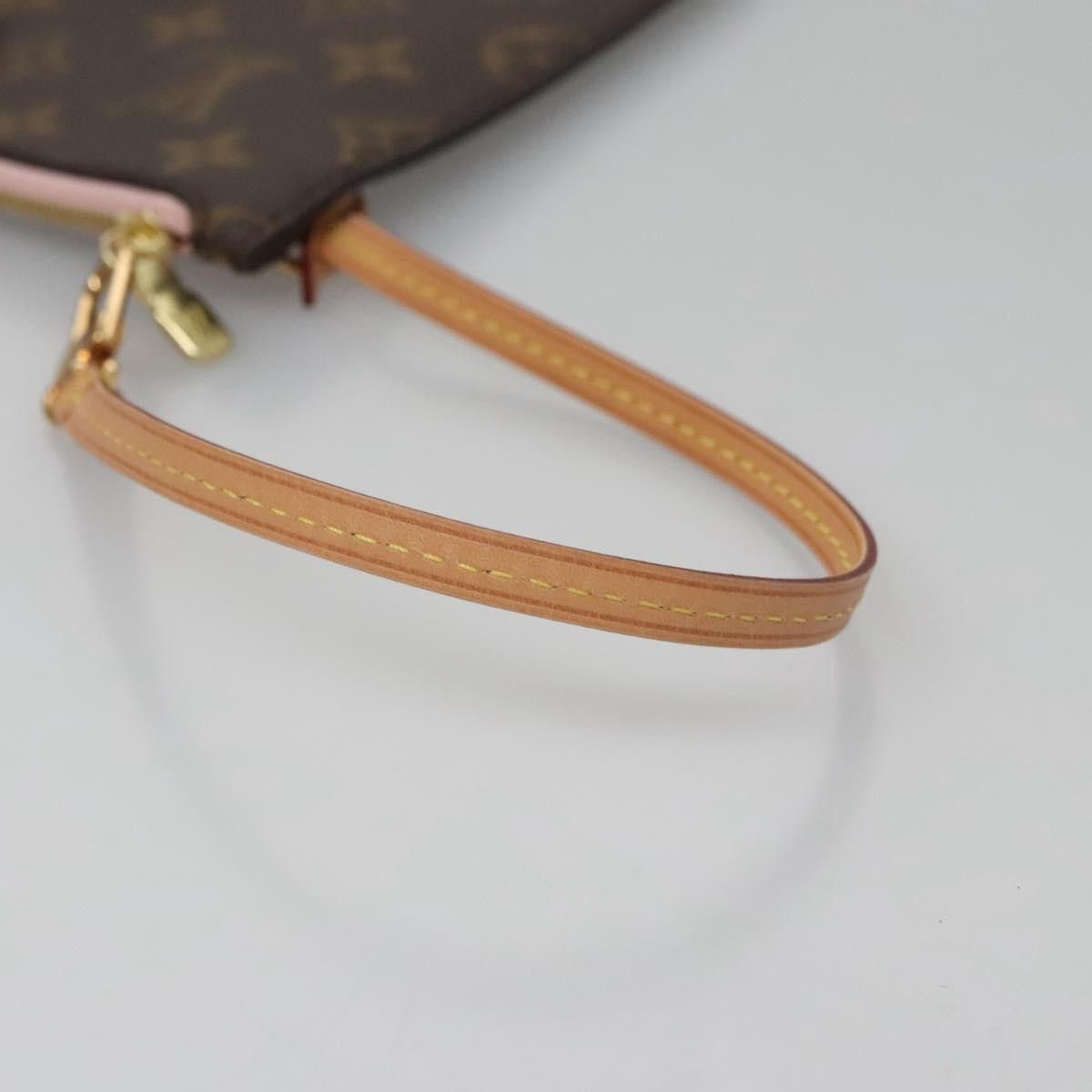Louis Vuitton Neverfull Pouch Brown Canvas Clutch Bag (Pre-Owned) Size ONE SIZE - 15 Thumbnail