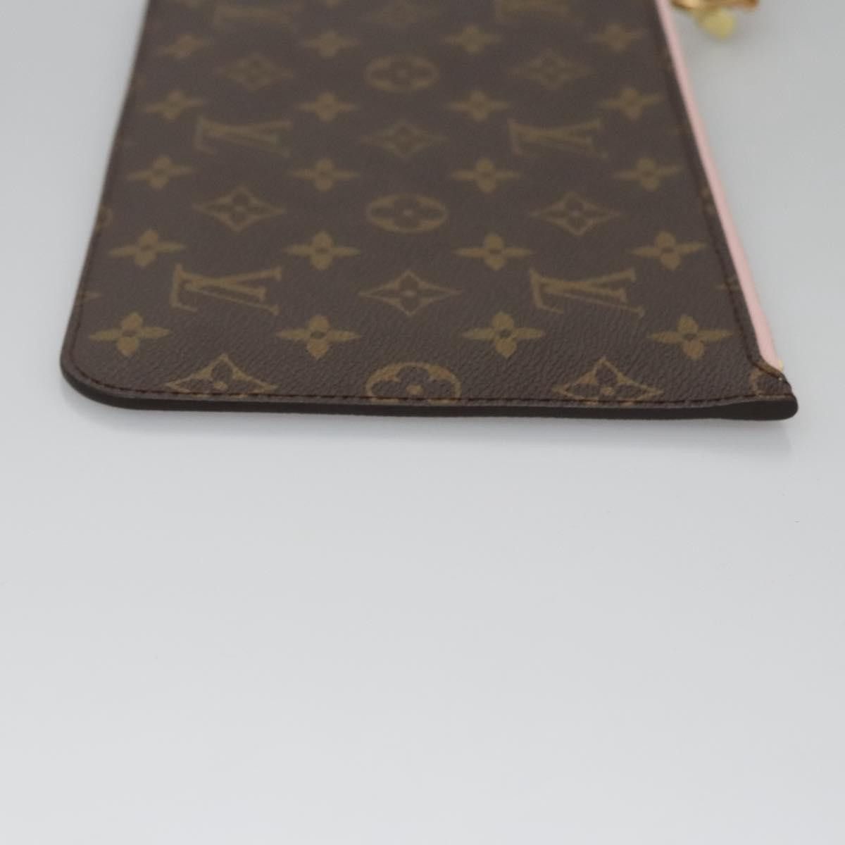 Louis Vuitton Neverfull Pouch Brown Canvas Clutch Bag (Pre-Owned) Size ONE SIZE - 3 Thumbnail