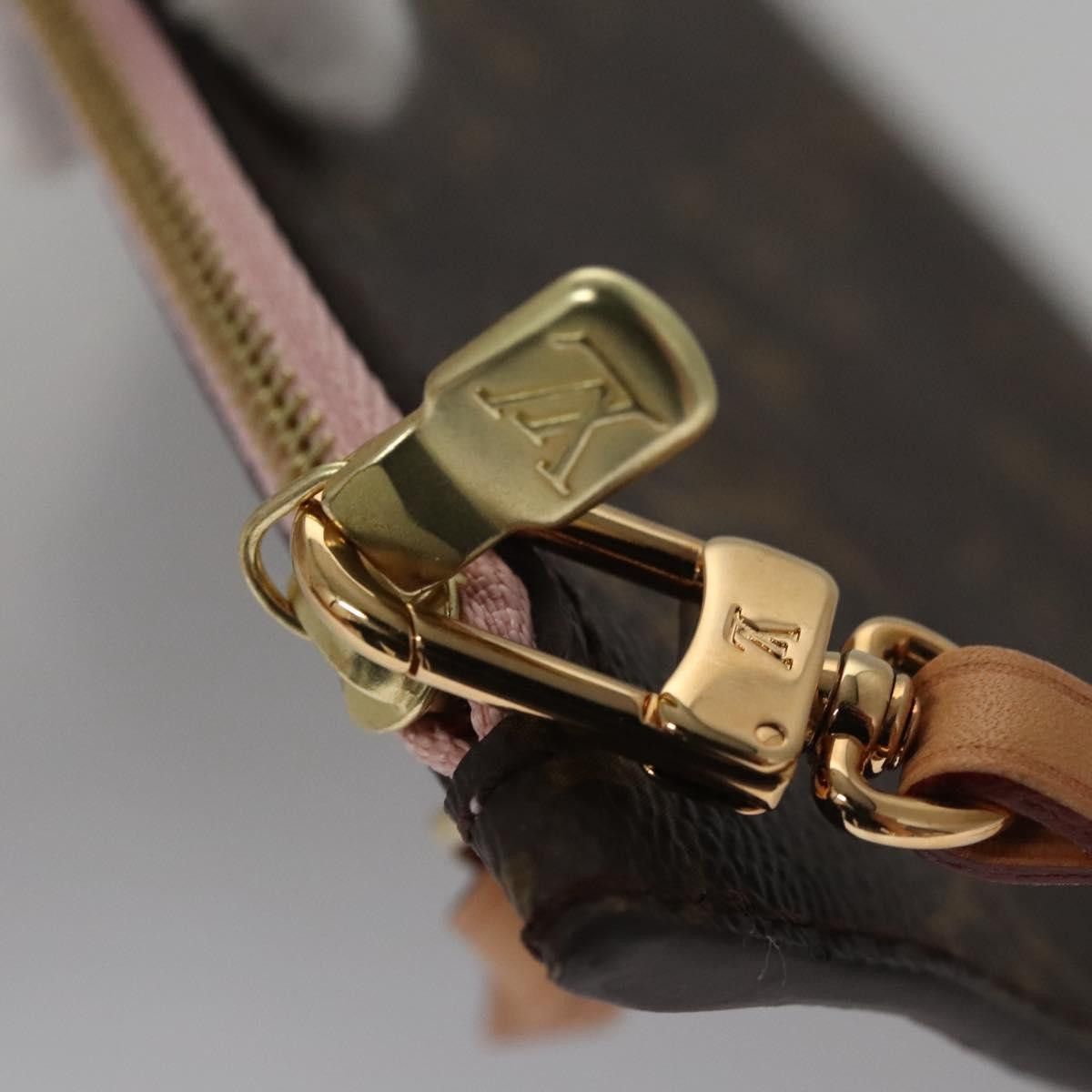 Louis Vuitton Neverfull Pouch Brown Canvas Clutch Bag (Pre-Owned) Size ONE SIZE - 9 Thumbnail