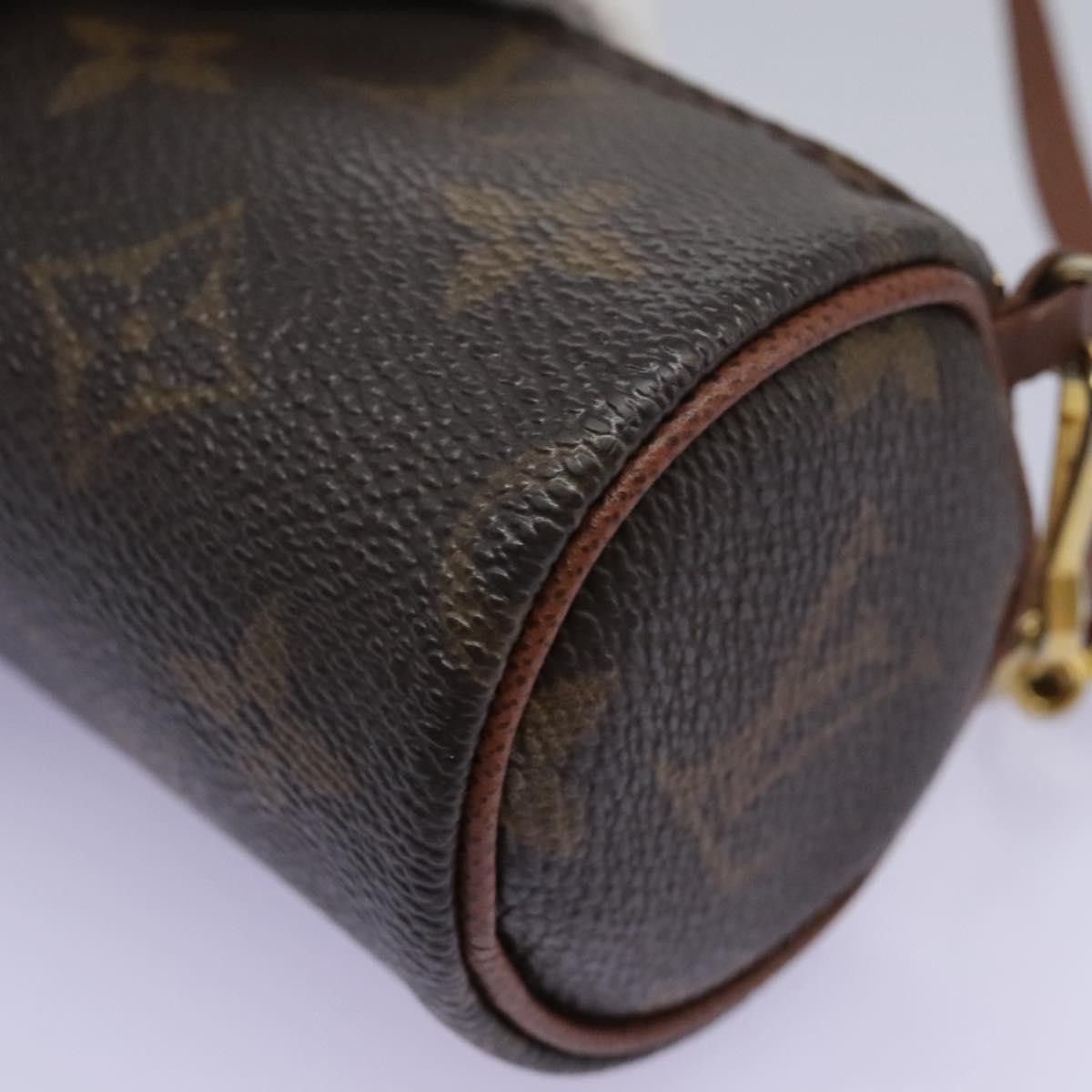 Louis Vuitton Mini Baby Papillon Brown Canvas Clutch Bag (Pre-Owned) Size ONE SIZE - 8 Thumbnail