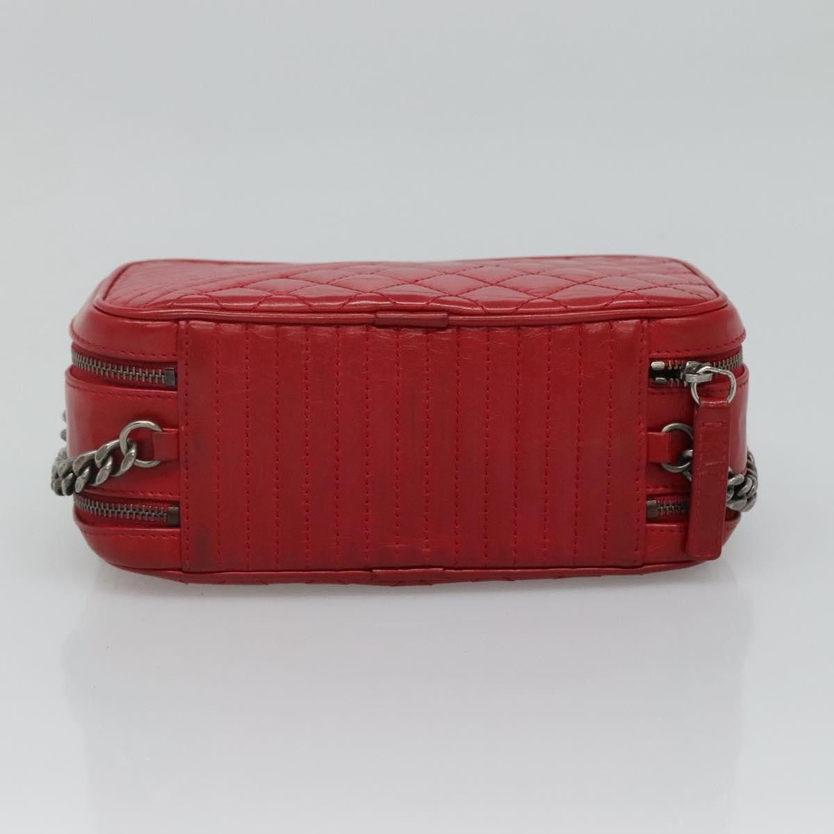 Coco Boy Red Leather Shoulder Bag (Pre-Owned)