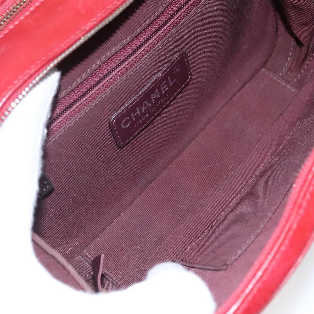 Coco Boy Red Leather Shoulder Bag (Pre-Owned)