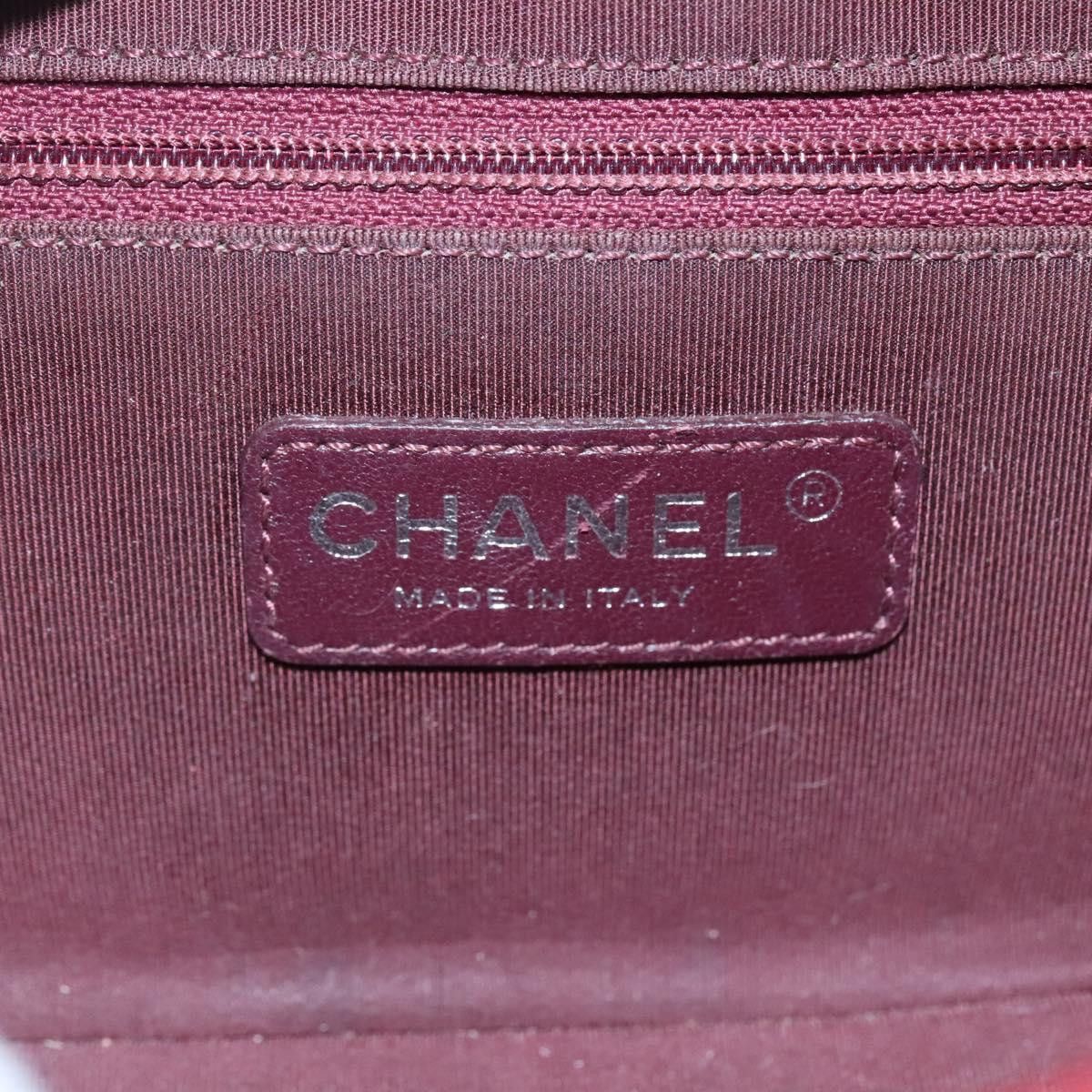 Coco Boy Red Leather Shoulder Bag (Pre-Owned)