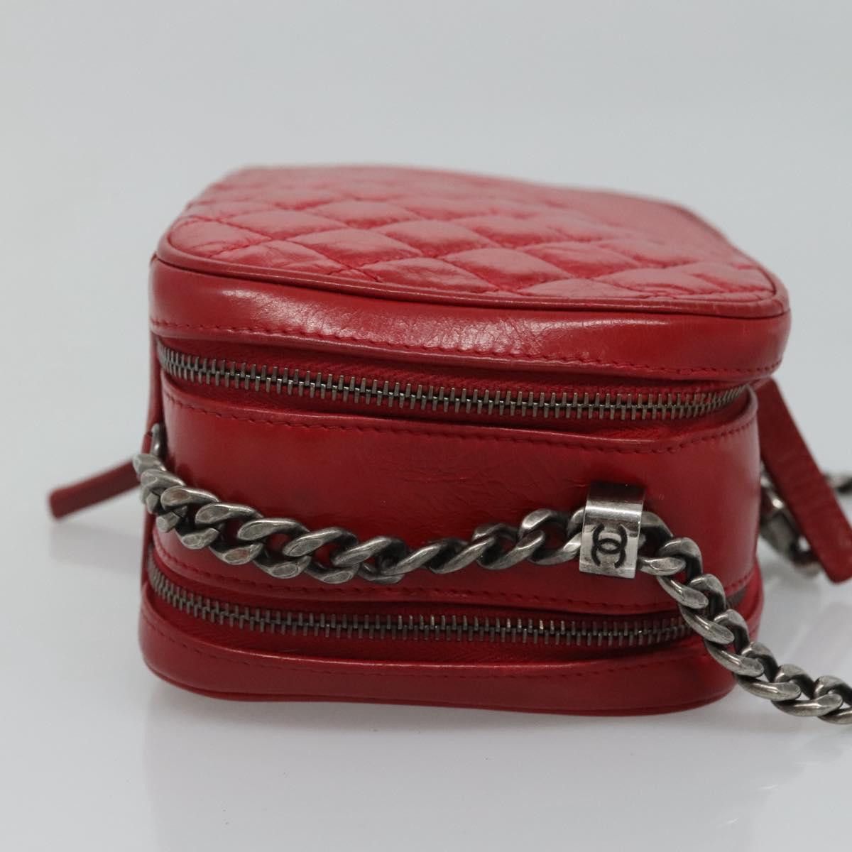 Coco Boy Red Leather Shoulder Bag (Pre-Owned)