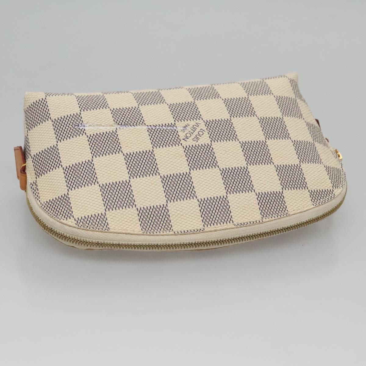 Louis Vuitton Cosmetic Pouch Beige Canvas Clutch Bag (Pre-Owned) Size ONE SIZE - 5 Thumbnail