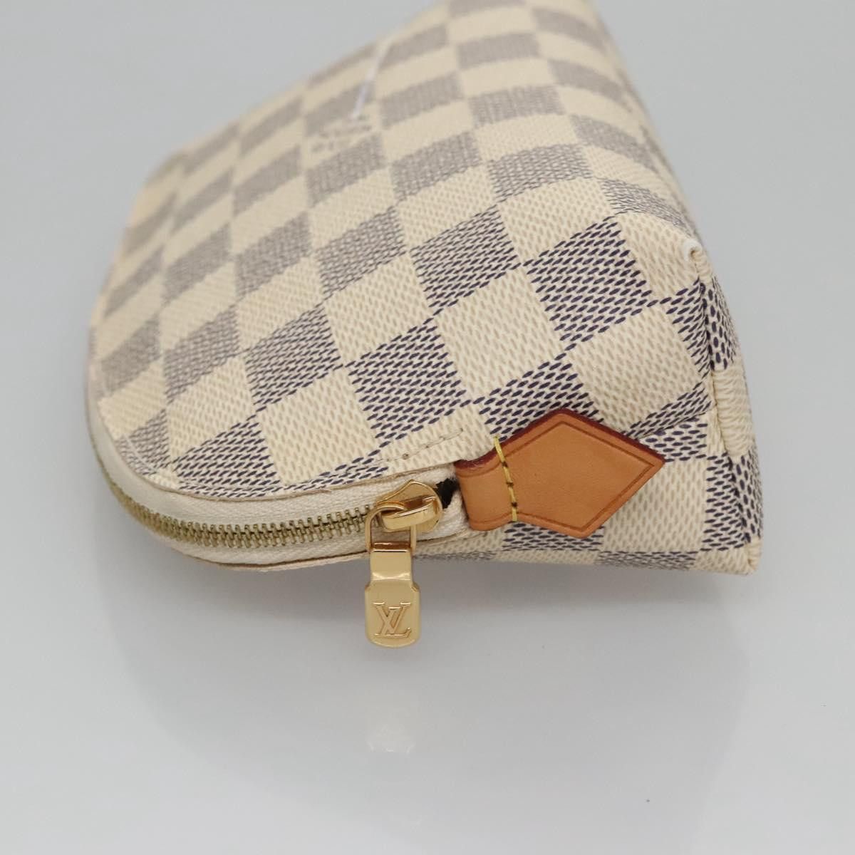 Louis Vuitton Cosmetic Pouch Beige Canvas Clutch Bag (Pre-Owned) Size ONE SIZE - 4 Thumbnail