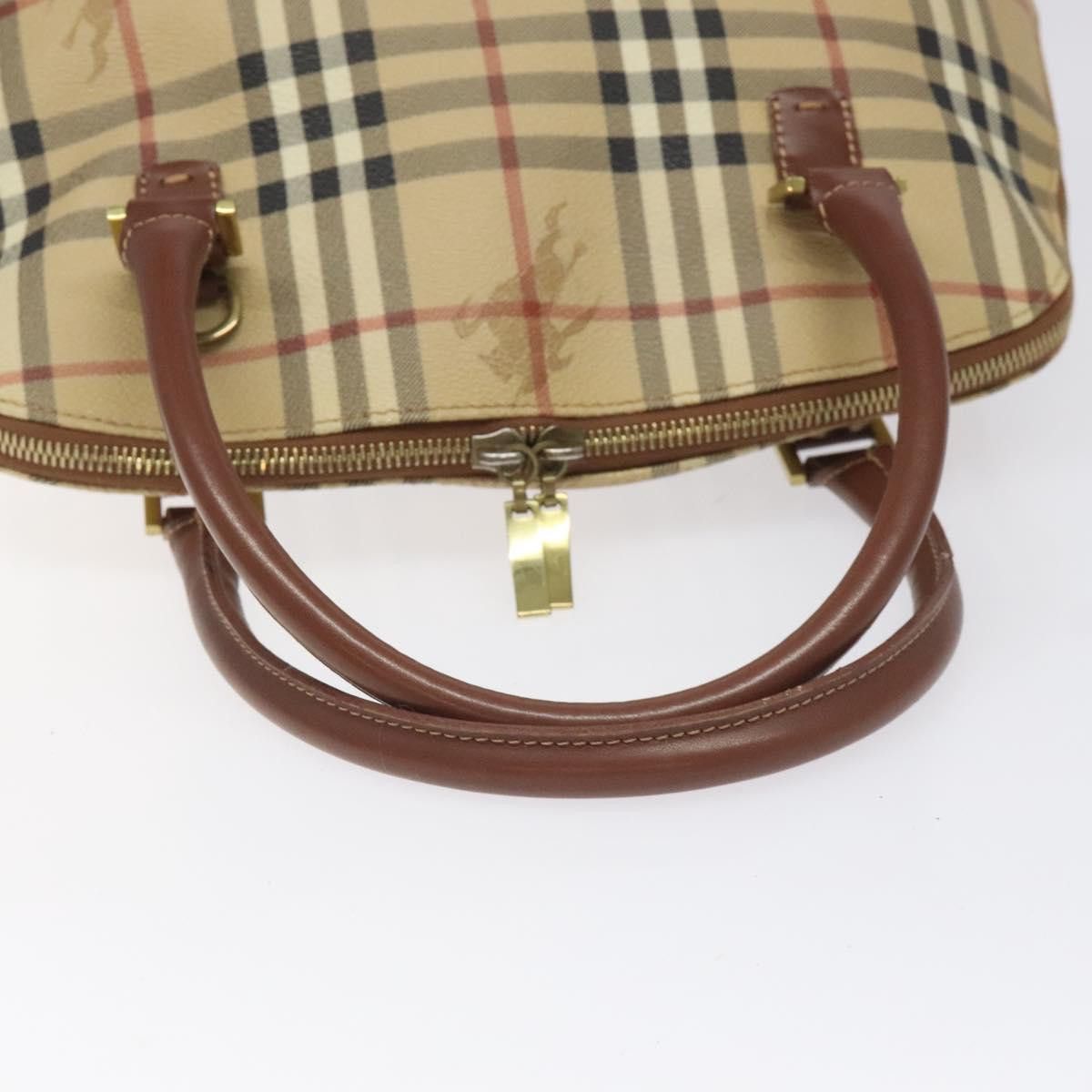 Burberry Nova Check Beige Canvas Handbag (Pre-Owned) Size ONE SIZE - 6 Thumbnail