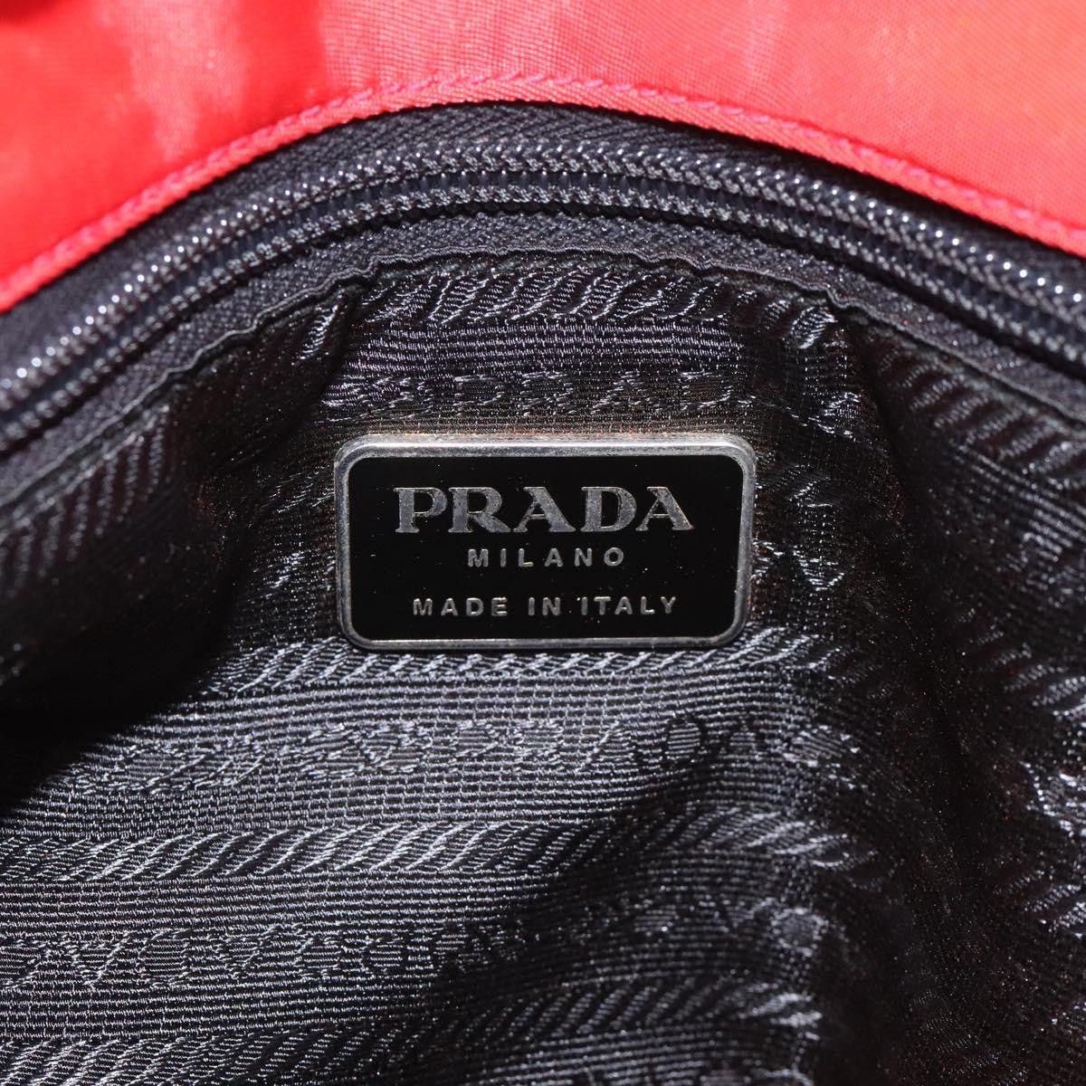 Prada Tessuto City Red Synthetic Handbag (Pre-Owned) Size ONE SIZE - 13 Thumbnail