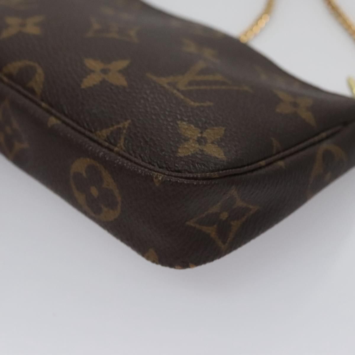 Louis Vuitton Mini Pochette Accessoires Brown Canvas Clutch Bag Size ONE SIZE - 10 Thumbnail