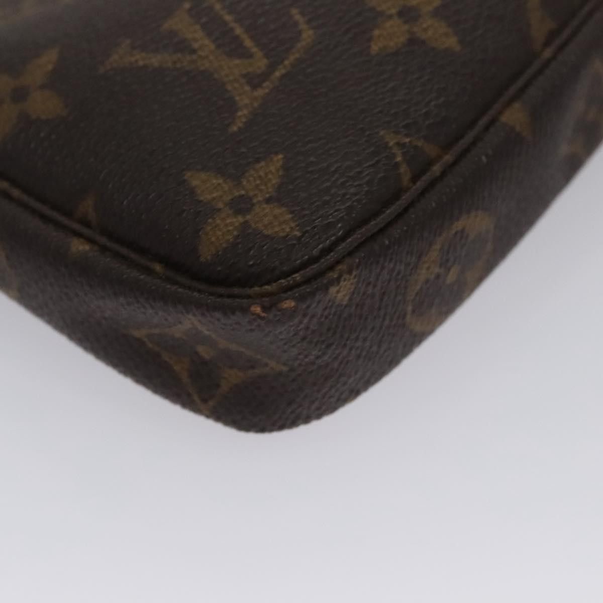 Louis Vuitton Mini Pochette Accessoires Brown Canvas Clutch Bag Size ONE SIZE - 11 Thumbnail