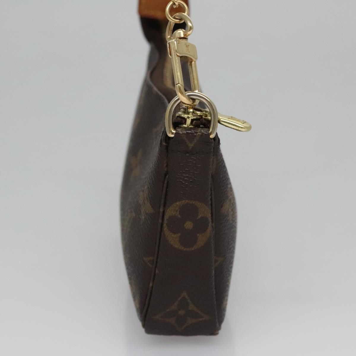 Louis Vuitton Mini Pochette Accessoires Brown Canvas Clutch Bag Size ONE SIZE - 3 Thumbnail