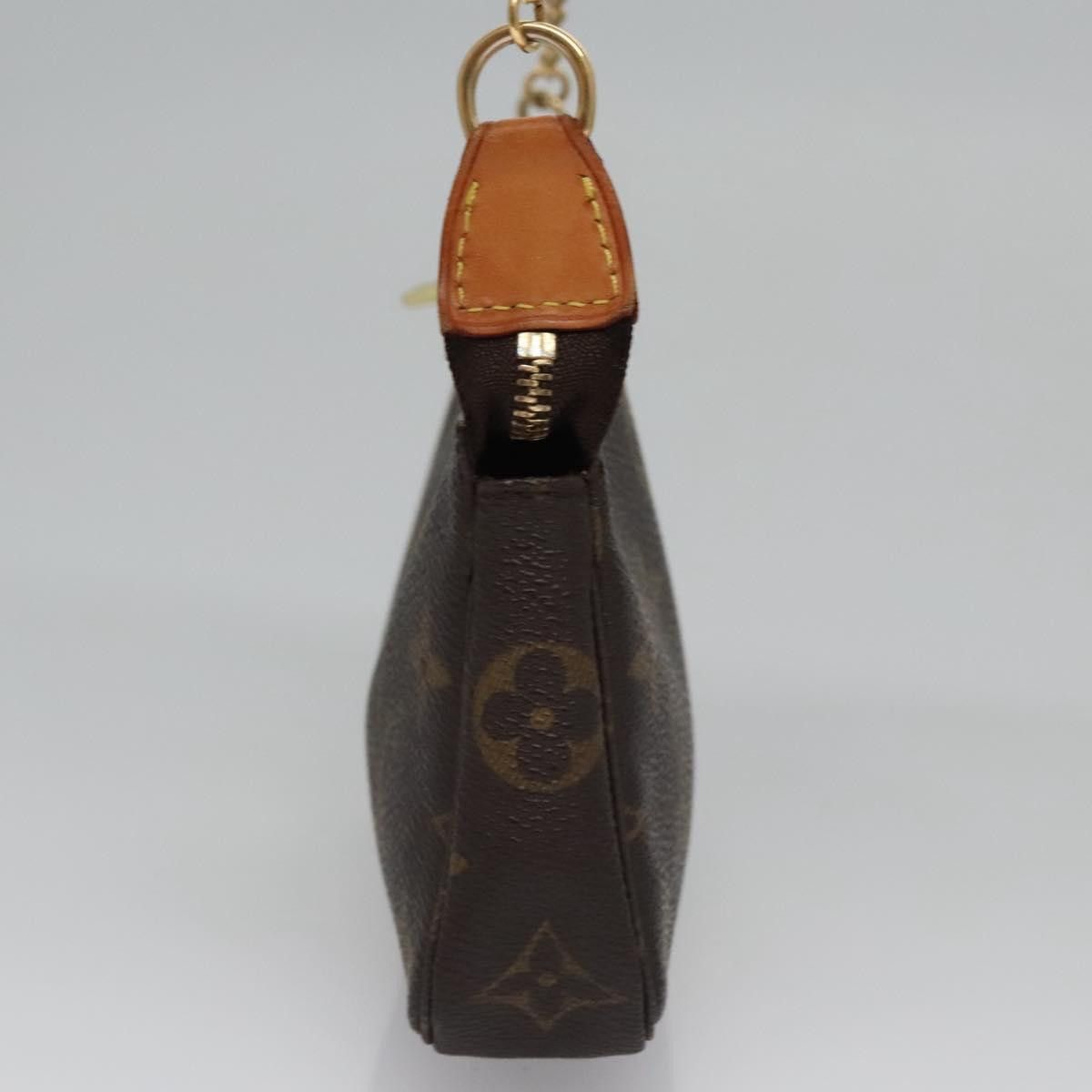 Louis Vuitton Mini Pochette Accessoires Brown Canvas Clutch Bag Size ONE SIZE - 4 Thumbnail