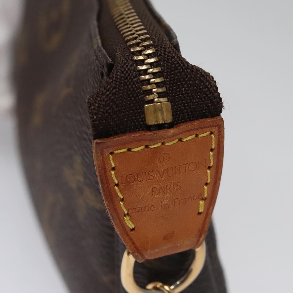 Louis Vuitton Mini Pochette Accessoires Brown Canvas Clutch Bag Size ONE SIZE - 14 Thumbnail