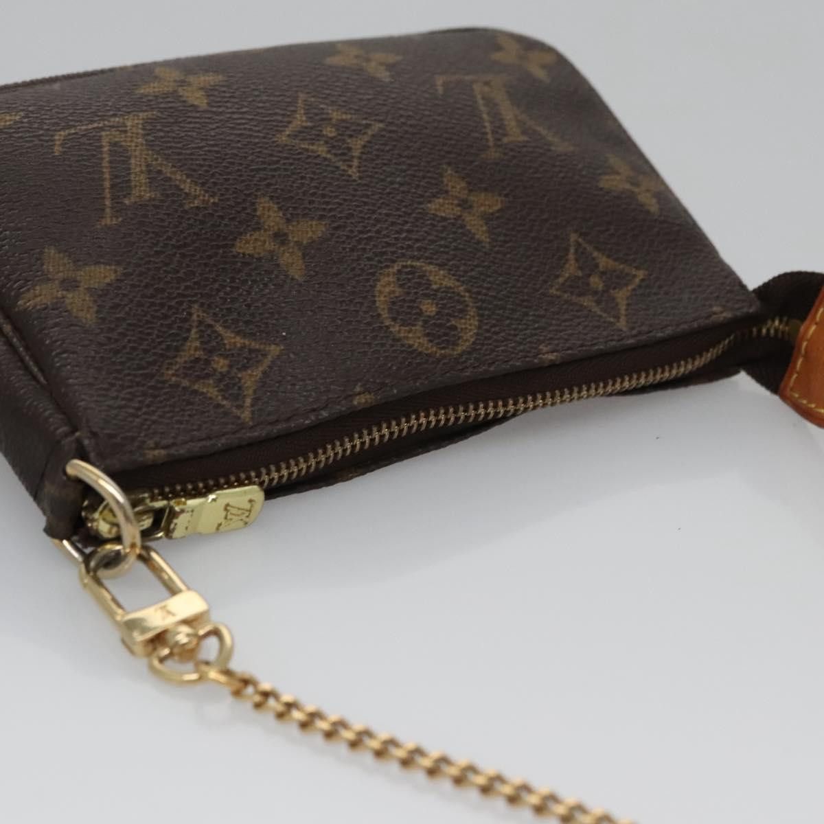 Louis Vuitton Mini Pochette Accessoires Brown Canvas Clutch Bag Size ONE SIZE - 5 Thumbnail